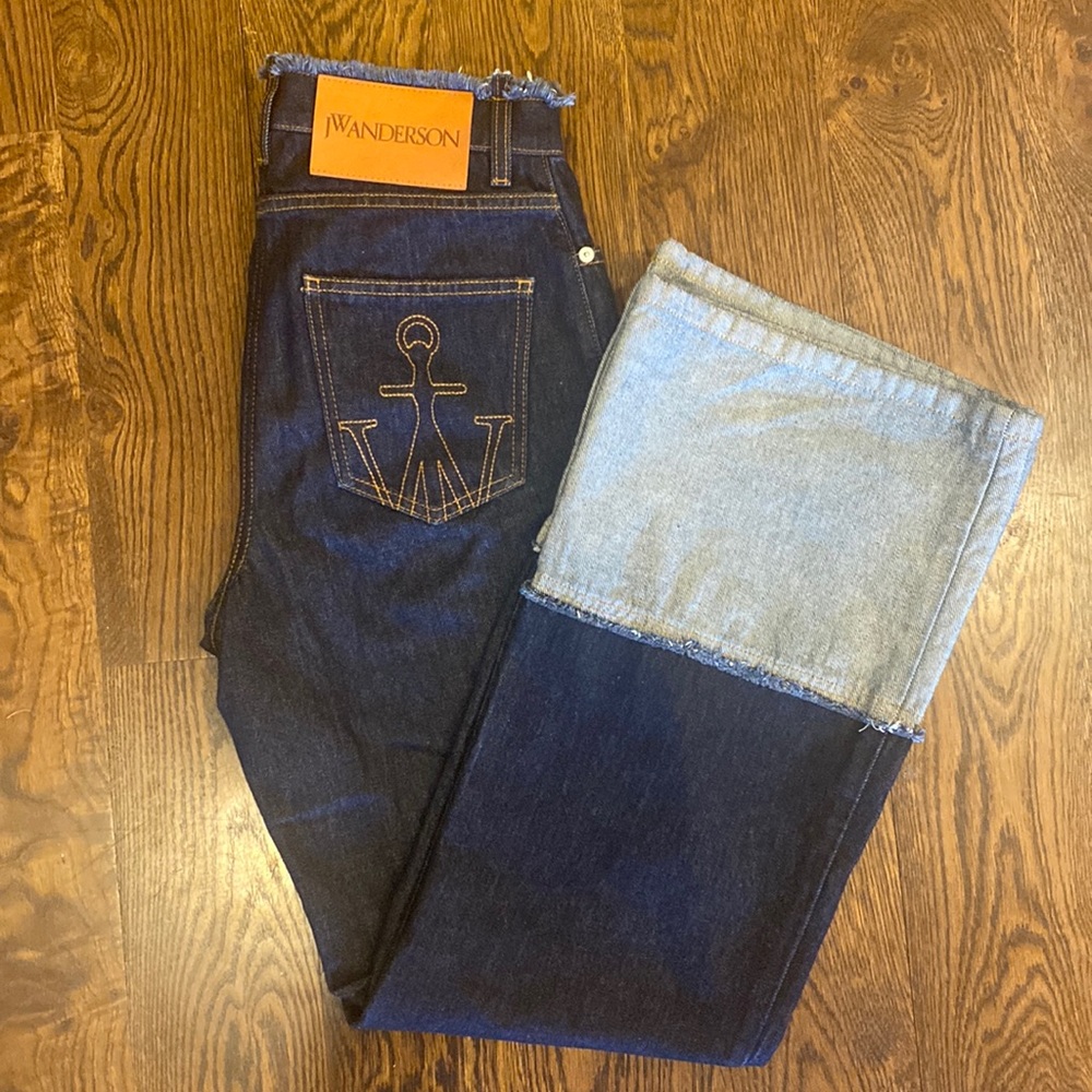JW Anderson Trouser Wide Hem Jeans